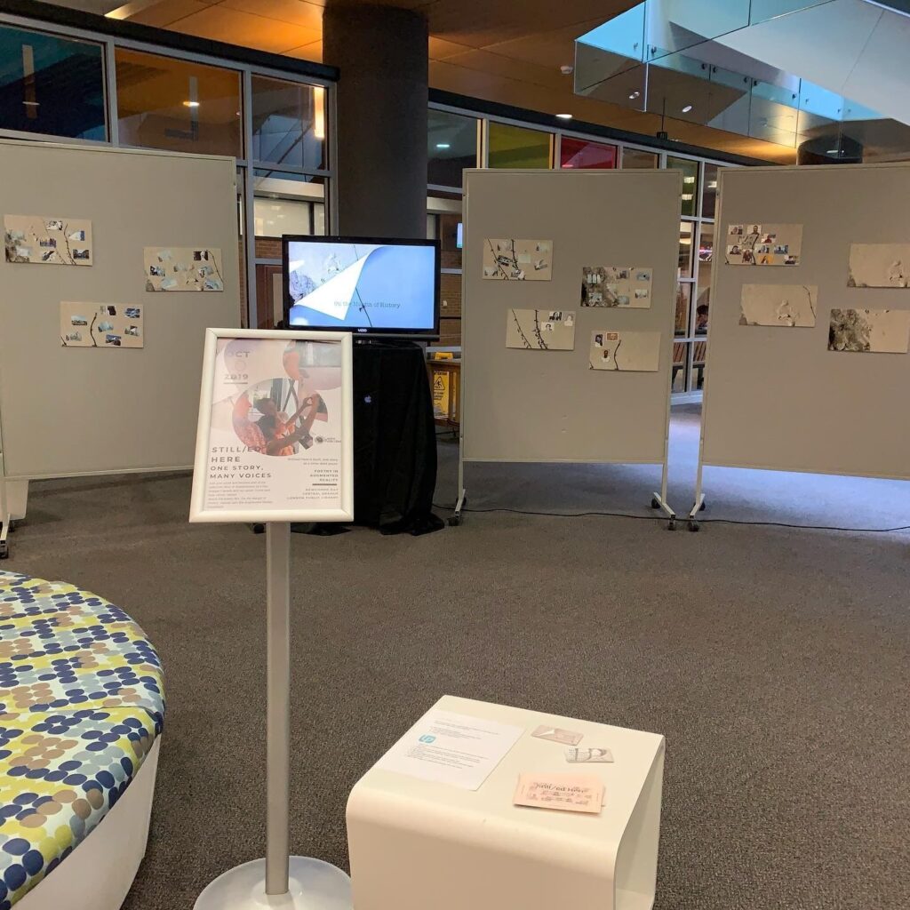 Still/ed Here Community Collaboration Installation at London Public Library